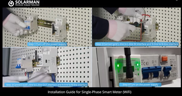 Introduction and installation guide of the SOLARMAN smart meter