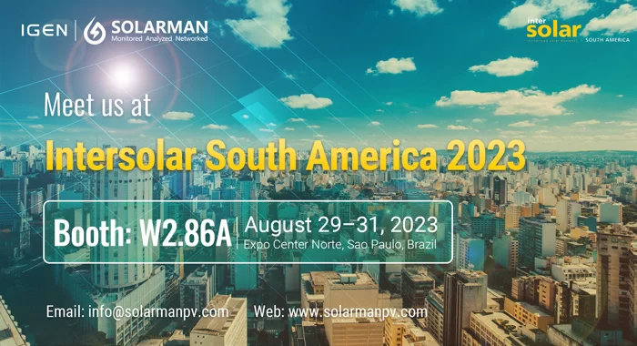 Invitation to Intersolar South America Exhibition from SOLARMAN