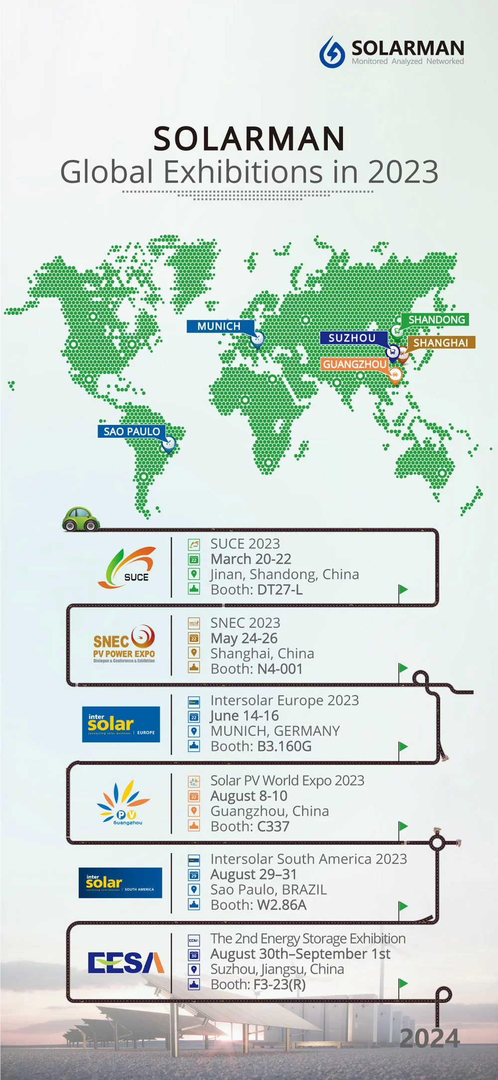 SOLARMAN Global Exhibitions in 2023