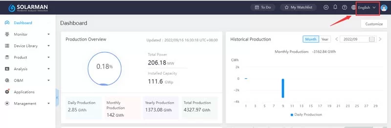 Universal Solar Monitoring Software-SOLARMAN Business