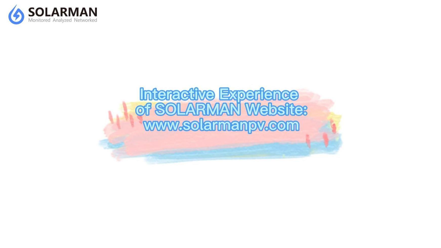Interactive Experience of SOLARMAN Website